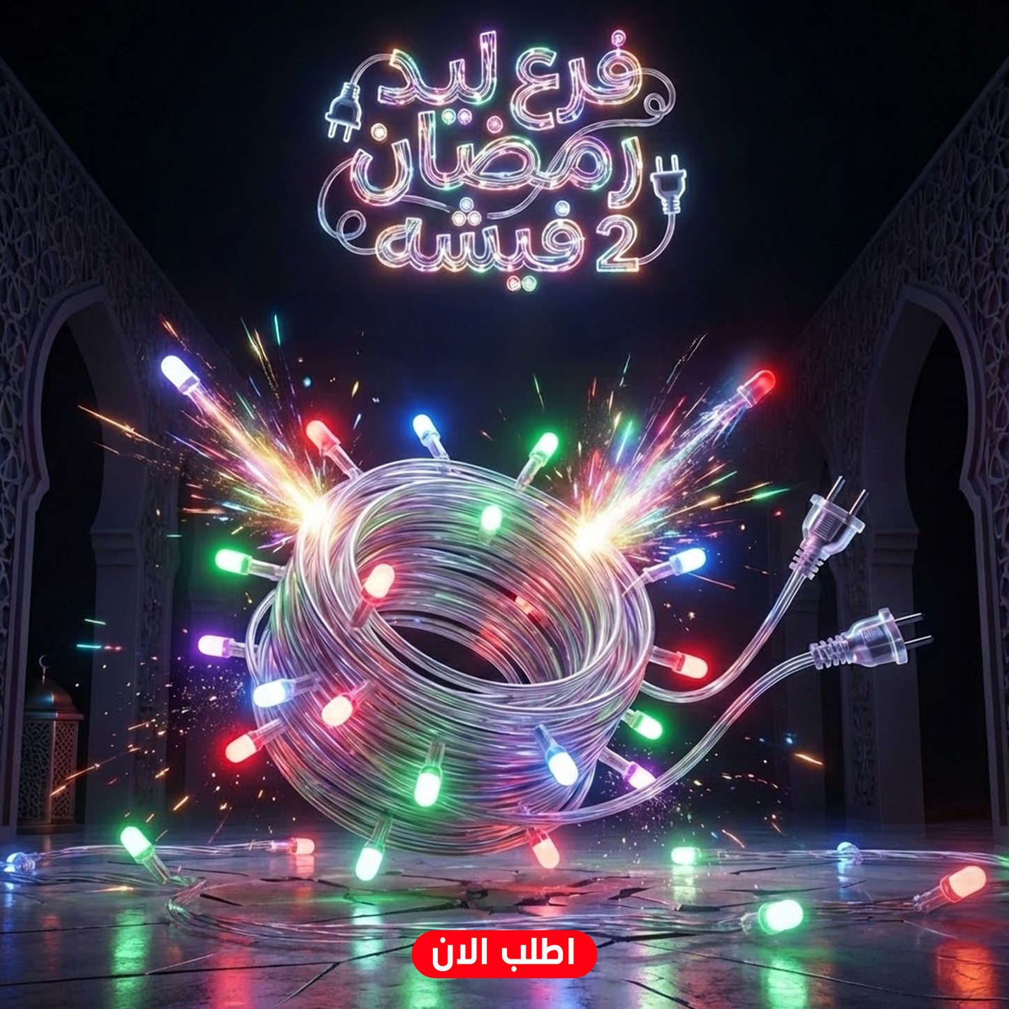 LED Ramadan branch 2-plug
